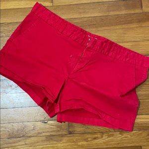 Red Khaki Shorts from Gap